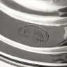 Антикварный самовар на дровах 4 литра никелированный  форма "ваза" фабрика Товарищество наследников Н.А.Воронцова